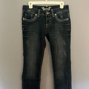 Short cut vintage jeans